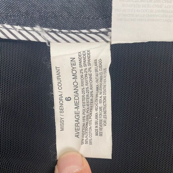 Nine West Women’s Size 6/28 Dark Gray Straight Leg Dress Pants Pockets Stretch - Picture 14 of 14